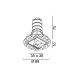 NANO WW S TRIMLESS, L35мм, W35, H67мм, LED 6W 3000K, белый (01.3903.6.930.WH)