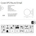 Светильник настенный IDEAL LUX COVER AP1 ROUND SMALL NERO