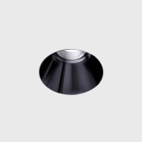 Врізний точковий світильник INVISIBLE MINI R, 6.3 Вт 2700K (діамантово-чорний, PC)