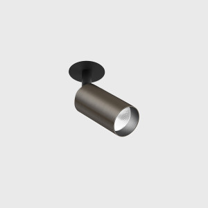 Врезной светильник NANO TUB S TRIMLESS 4.5W 3000K титановый чёрный