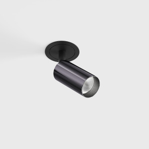Врезной светильник NANO TUB S TRIM 4.5W 3000K диамантово-чёрный