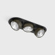 Врезной светильник SOL IN MINI X3 21W 4000K чёрный/бронза зернистый