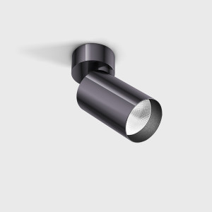 Накладной поворотный светильник TUB M SA 90 3000K (диамантово-чёрный)