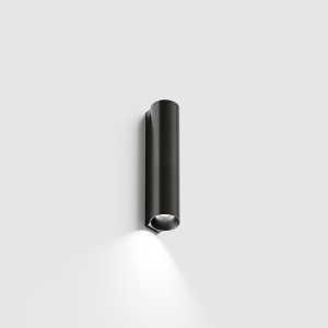 Накладной настенный светильник WALL TUB S 150 3W 3000K титановый чёрный