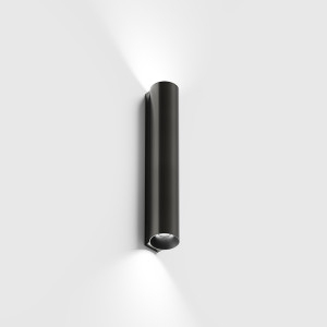 Накладной настенный светильник WALL TUB S 200 6.6W 3000K титановый чёрный