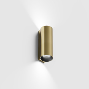 Накладной настенный светильник WALL TUB M 140 9W 3000K латунь