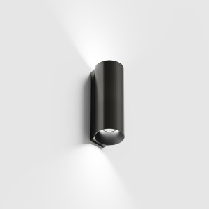 Накладной настенный светильник WALL TUB M 140 9W 3000K титановый чёрный