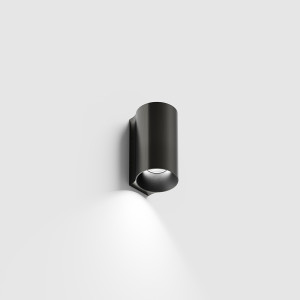 Накладной настенный светильник WALL TUB M 95 4.5W 3000K титановый чёрный