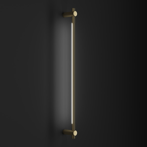 SLIMLINE, L700mm, D18mm, sp84mm, LED 5W, 3000К, 48V, латунь (10.1807.5.930.BR)