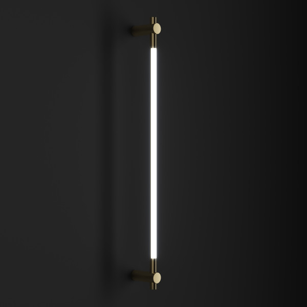 SLIMLINE, L700mm, D18mm, sp84mm, LED 5W, 3000К, 48V, латунь (10.1807.5.930.BR)