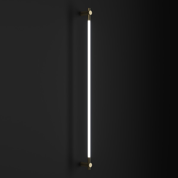 SLIMLINE, L1251mm, D18mm, sp84mm, LED 10W, 3000К, 48V, латунь (10.1812.10.930.BR)