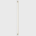 SLIMLINE, L1802mm, D18mm, sp84mm, LED 15W, 3000К, 48V, латунь (10.1818.15.930.BR)