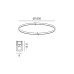 Шинопровод радиальный AIR_TRACK RING D1800 (чёрный)