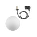 Трековий світильник PROFILE SNOWBALL 12W чорний підвіс 110 см