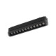 Магнитный трековый светильник UT-LVM FOCUS SWING 12W 3000K чёрный