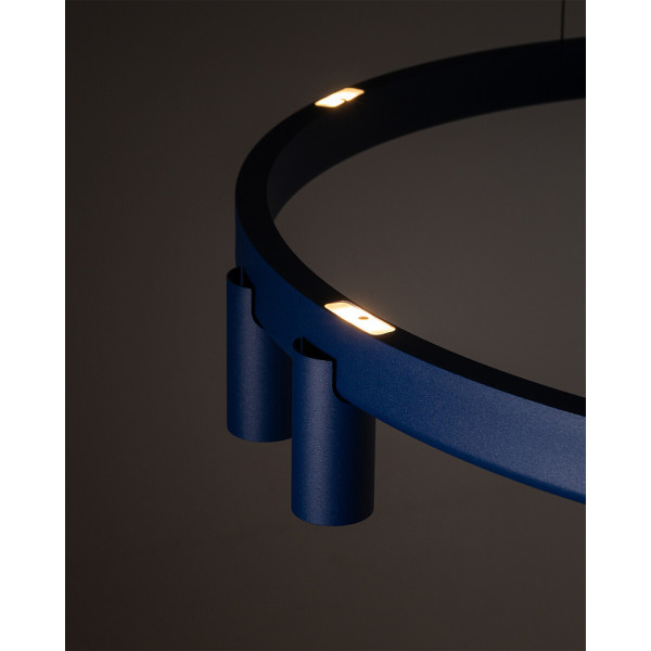 Люстра Nowodvorski FOURTY ROUND LED VII синя