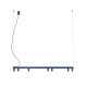 Люстра Nowodvorski FOURTY LINE LED VII синяя