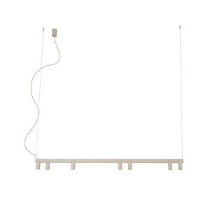 Люстра Nowodvorski FOURTY LINE LED VII бежевая