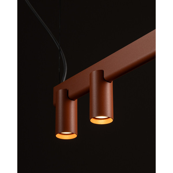 Люстра Nowodvorski FOURTY LINE LED VII терракотовая