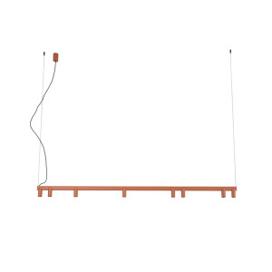 Люстра Nowodvorski FOURTY LINE LED VIII терракотовая