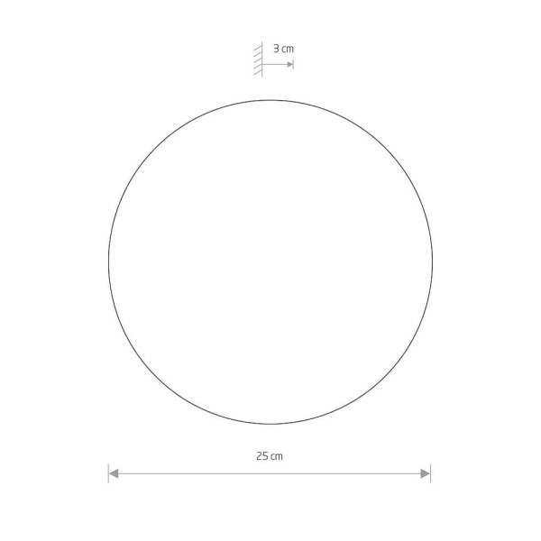 Светильник настенный Nowodvorski 7635 Ring LED 1x9W 3000K 400Lm IP20 Bl