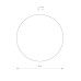 Світильник настінний Nowodvorski 7638 Ring LED 1x9W 3000K 520Lm IP20 Wh