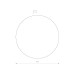 Світильник настінний Nowodvorski 7640 Ring LED 1x12W 3000K 640Lm IP20 Wh