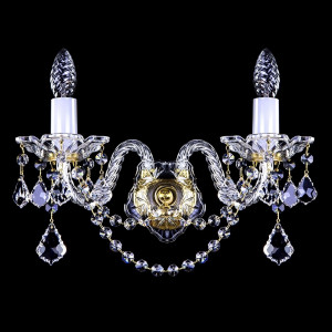 Бра ARTGLASS MADISON II. VA-PE NICKEL CE