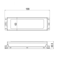 Блок питания 96W, L199mm, W35mm, H63mm, (EL-100-42)