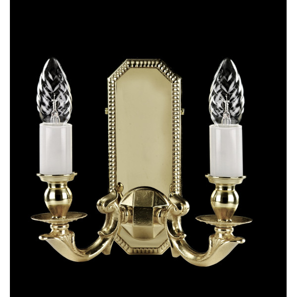 Бра ARTGLASS GRACIE II brass antiq