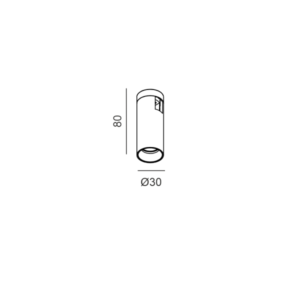 Трековый спот AIR_TRACK TUB S 3000K (латунь)