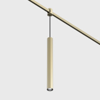 Трековый подвесной светильник AIR_TRACK TUB S P 3000K (латунь)