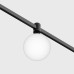 Трековый светильник-шар AIR_TRACK SFERA 3000K (чёрный)