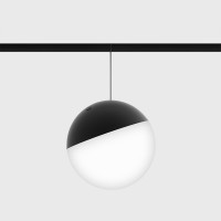Декоративный подвес IN_LINE BALL L, 3000K (чёрный) (2 группы)