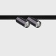 Трековый прожектор IN_LINE TUB S A 60 X2, 2700K (диамантово-чёрный)