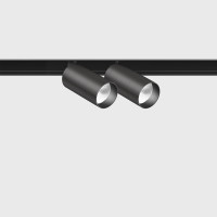 Трековий прожектор IN_LINE TUB S A 60 X2, 4000K (титановий чорний) (DALI)