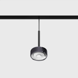 Подвесной прожектор IN_LINE SOL MINI P, 3000K (диамантово-чёрный зернистый - чёрный)