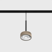 Подвесной прожектор IN_LINE SOL MINI P, 3000K (бежевый зернистый - чёрный) (DALI)