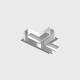 Соединитель встроенный стеля-стеля IN_LINE CORNER R T HR Белый