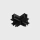 Соединитель встроенный стеля-стеля IN_LINE CORNER R X HR Чёрный