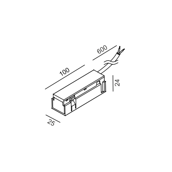 Ввод питания Чёрный · SLE60