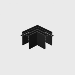 З'єднувач накладний L-подібний IN_LINE SHORT CORNER S HR Чорний