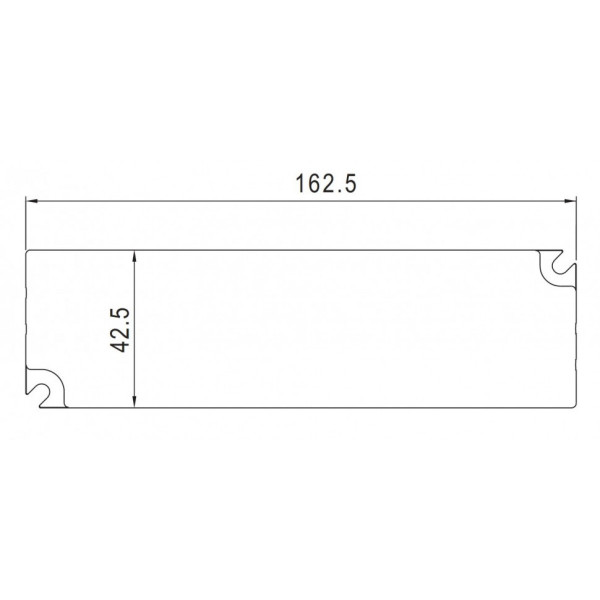 Блок живлення 60W, L162.5mm, W42.5mm, H32mm, (LPV-60-48)