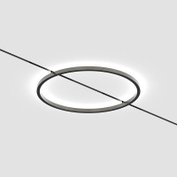Трековый настенный светильник MICRO_LINE AURA S IN, 3000KK (титаново-чёрный)