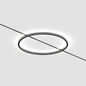 Трековий настінний світильник MICRO_LINE AURA S IN, 3000KK (титаново-чорний)
