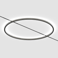 Трековый настенный светильник MICRO_LINE AURA M IN, 3000KK (титаново-чёрный)