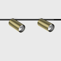 Трековый прожектор MICRO_LINE TUB S A 60 X2, 3000K (латунь)