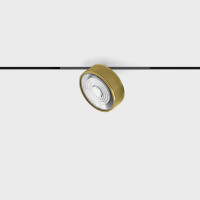 Трековый светильник MICRO_LINE SOL MINI, 3000K (латунь зернистый - чёрный)