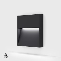 Уличный настенный накладной светильник ON WALL IP 128°×42°, 3000K (графит)