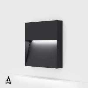 Уличный настенный накладной светильник ON WALL IP 128°×42°, 3000K (графит)